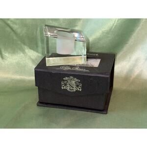 Oleg Cassini Premier Crystal Candlestick Holder | NIB